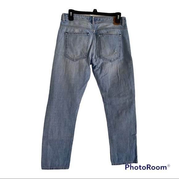 Zara Basic Heritage Distressed Vintage style  Denim jeans, size2 - Picture 4 of 6